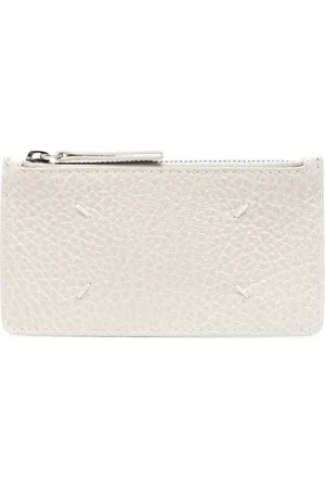 Maison Margiela Wallets & Cardholders, unisex, , ONE SIZE, Leather Zip-Up Wallet