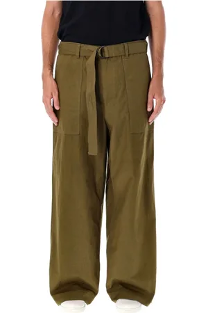 Comme des Garçons Wide Trousers, male, , M, Khaki Cargo Trousers