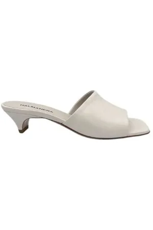 HALMANERA Heeled Mules, female, , 6 UK, Tofu Vernicetta Mule with Leather Sole