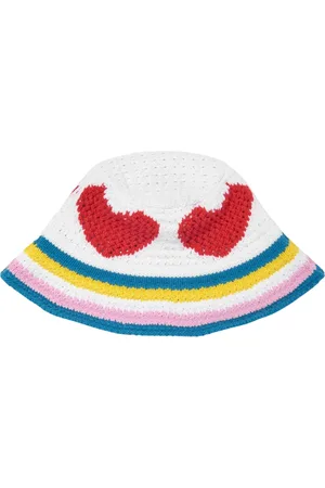 Stella McCartney Crochet Heart Sun Hat