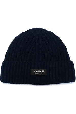 Dondup Beanies, male, , ONE SIZE, Ribbed Wool Beanie Hat
