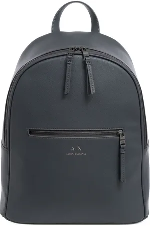 Armani Exchange Backpacks, male, , ONE SIZE, Stylish Zip Closure Plain Pattern Backpack
