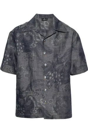 Etro Short Sleeve Shirts, male, , M, Casual Overshirt