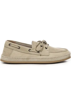 Hogan Sailor Shoes, male, , 9 UK, Suede Flat Shoes Lace Loop