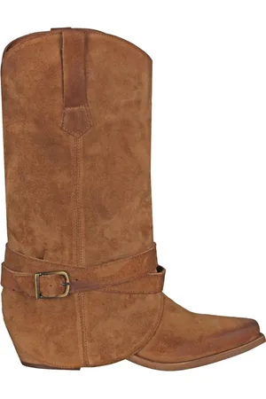 Zoe Cowboy Boots, female, , 4 UK, Texan suede boots with pointed toe