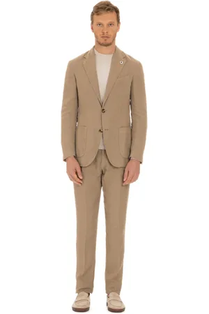 LARDINI Single Breasted Suits, male, , L, Deconstructed Jacket and Slim Trousers