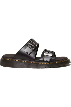 Dr. Martens Josef Leather Buckle Slide Sandals