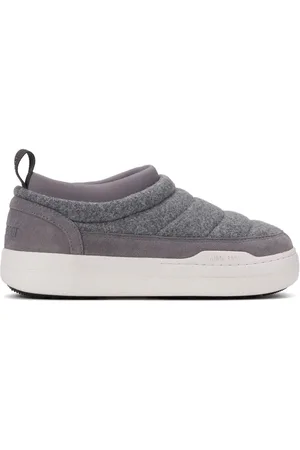 Moon Boot Park Soft Grey Felt Trainers