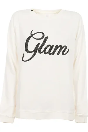 sun68 Sweatshirts, female, , XL, Glitter Embroidered Sweatshirt