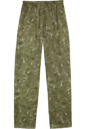 Cortana Ramie Trousers Pua Print