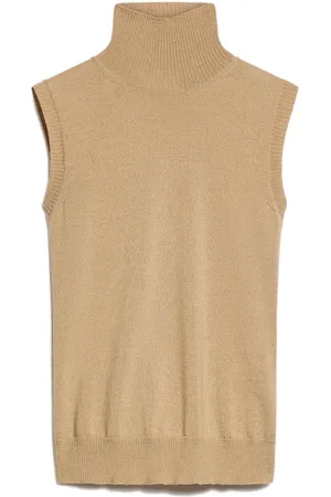 Sportmax Turtlenecks, female, , L, Sleeveless Turtleneck Jumper