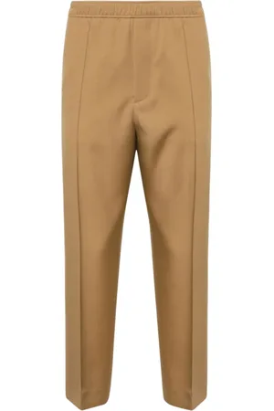 Lanvin Suit Trousers, male, , 2XL, Wool Tapered Suit Trousers