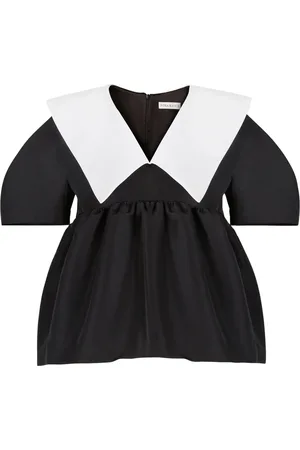 Nina Ricci Blouses, female, , XL, Taffeta Babydoll Top