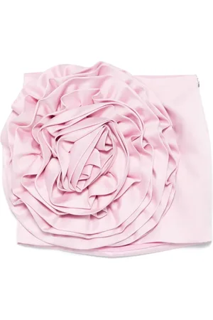 ROTATE Short Skirts, female, , M, Rose 3D Detailing Skirt