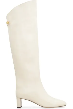 Maison Skorpios Leather Round Toe Boots