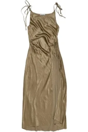 Acne Studios Maxi Dresses, female, , XS, Satin Maxi Dress