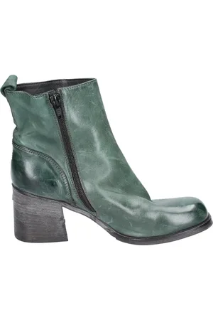 Moma Heeled Boots, female, , 4 UK, Vintage Leather Ankle Boots for Women