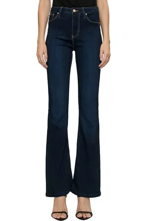 Guess Dark Denim Flare Trousers