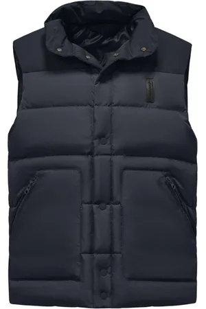 Bomboogie Vests, male, , L, Padded Down Vest with Maxi Pockets