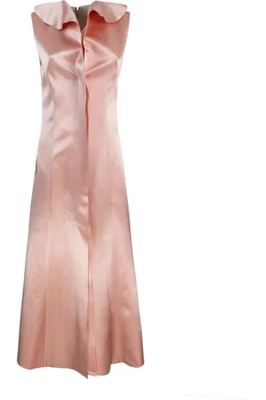 Serafini Midi Dresses, female, , S, V-Neck Sleeveless Dress with Zipper