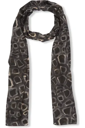 Cortana Silky Scarves, female, , ONE SIZE, Silk Scarf Yasu Print