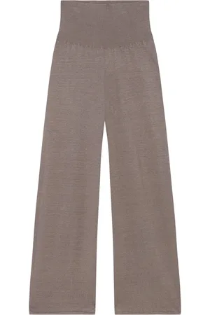 Cortana Straight Trousers, female, , XS, Linen Knit Trousers Mink