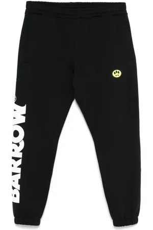 BARROW Cotton Tracksuit Bottoms with Side Logo