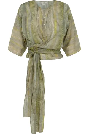Cortana Blouses, female, , L, Printed Ramie Top