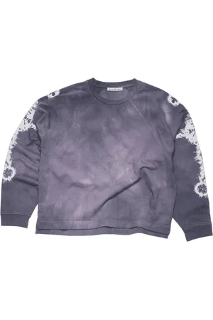 Acne Studios Sweatshirts, male, , M, Tie Dye Crewneck Sweatshirt