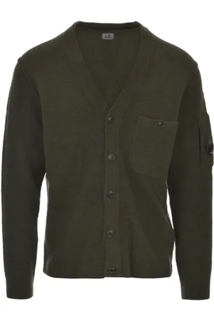 C.P. Company Cardigans, male, , M, Alpaca Wool Buttoned Cardigan
