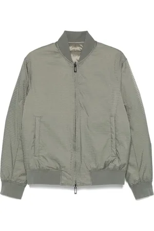Emporio Armani Bomber Jackets, male, , 3XL, Ivy Zip Coat Long Sleeves