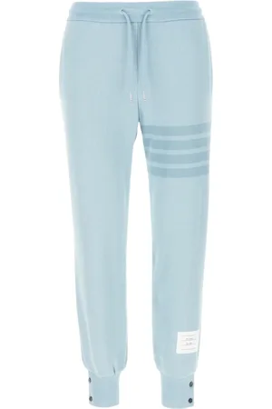 Thom Browne Double Face Knit 4-Bar Joggers