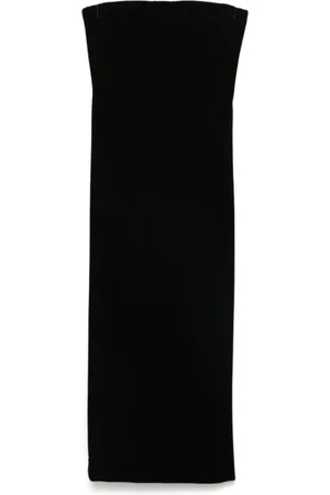 Sportmax Velvet Strapless Dress with Underwire Bra