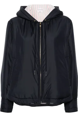 Thom Browne Winter Jackets, female, , XS, Waterproof Hooded Jacket