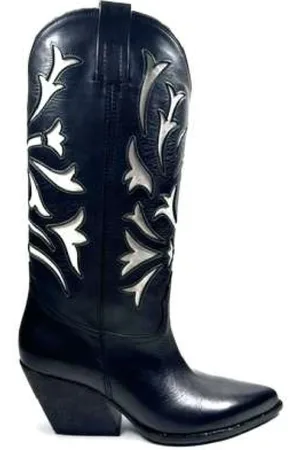 Elena Iachi Cowboy Boots, female, , 7 UK, Vintage Leather Texano Boots