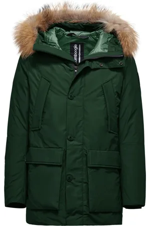 Bomboogie Padded Parka with Fur Hood
