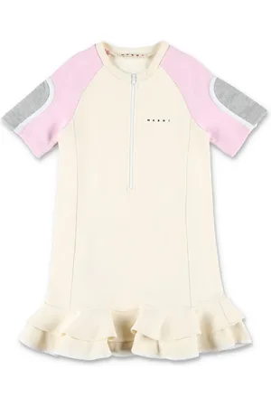 Marni Dresses, female, , 10 Y, Colorblock Mini Dress