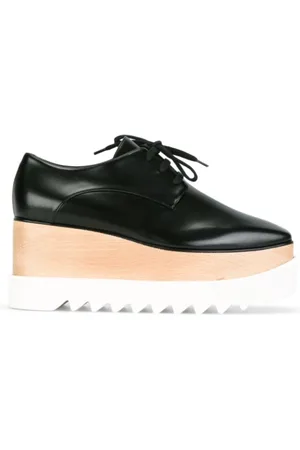 Stella McCartney Elyse Lace-Up Wedge Boots