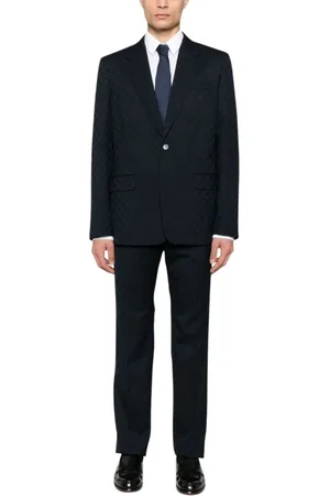 Gucci Single Breasted Suits, male, , XL, Suit with Front Button Fastening