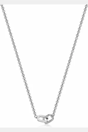Nialaya Necklaces, male, , M, Chain with Interlocking Rings