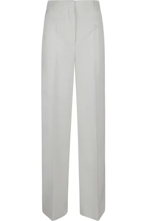 Stella McCartney Wide Trousers, female, , 3XS, High-Waisted Wool Trousers