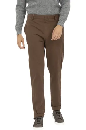 Ermenegildo Zegna Slim-fit Trousers, male, , 2XL, Cotton Sport Trousers