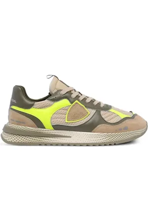 Philippe model Sneakers, male, , 8 UK, Fabric Leather Trainers