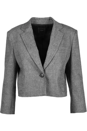 Pinko Stylish Jacket with Mixed Materials