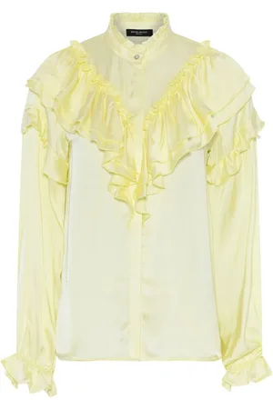 Bruuns Bazaar Shirts, female, , M, Romantic Ruffle Shirt