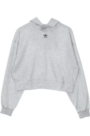 adidas Cropped Hoodie with Drawstring Hood
