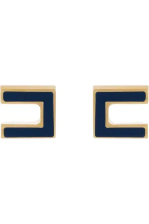 Elisabetta Franchi Earrings, female, , ONE SIZE, Double C Logo Earrings