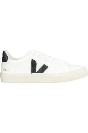 Veja Sneakers, female, , 7 UK, Leather Trainers Round Toe Logo Print
