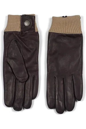 Howard London Dark Leather Gloves