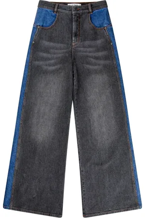 Munthe Wide Jeans, female, , M, Elegant Two-Tone Jeans